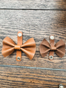 Leather Bow