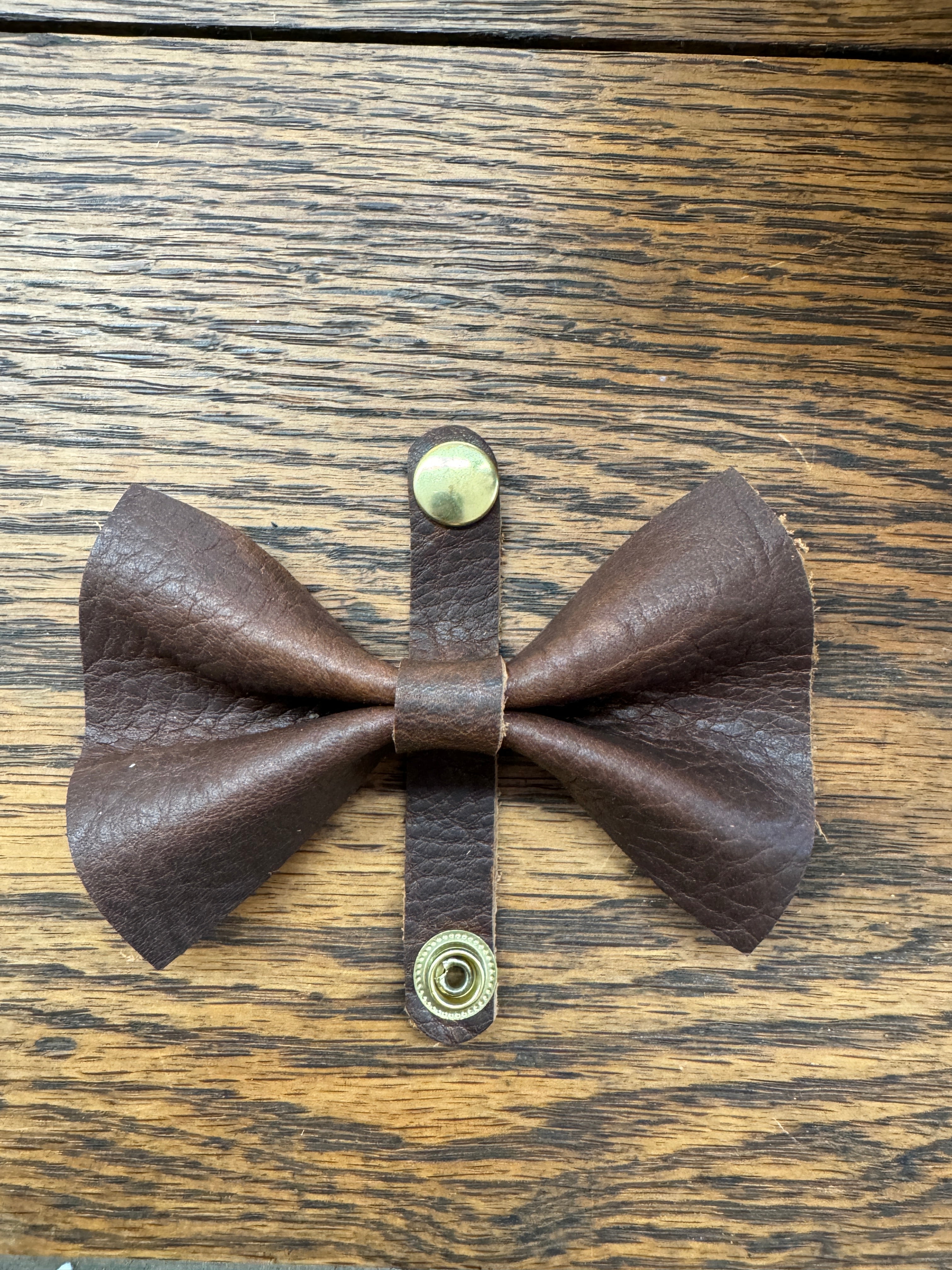 Leather Bow